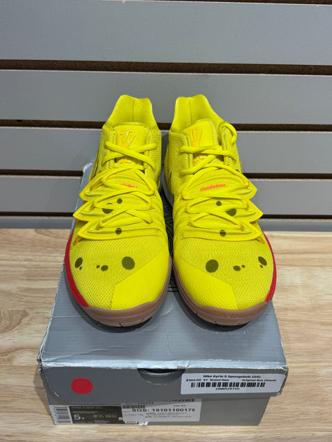 Nike Kyrie 5 Spongebob (GS) Sz 5Y