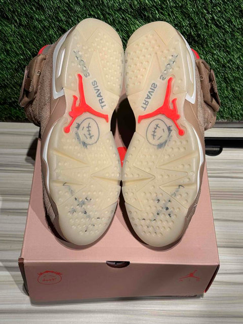 Jordan 6 Retro Travis Scott British Khaki Sz 8.5M