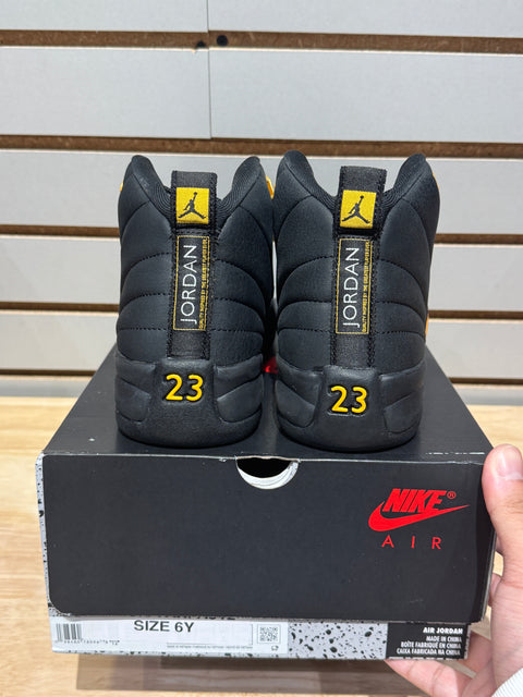 Jordan 12 Retro Black Taxi (GS) Sz 6Y