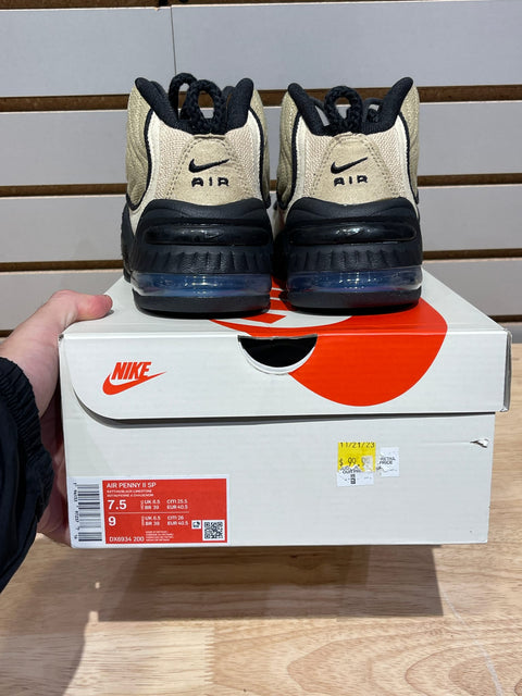 Nike Air Penny 2 Stussy Rattan Limestone Sz 7.5