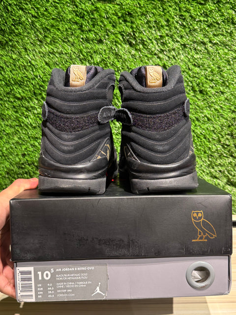 Jordan 8 Retro OVO Black Sz 10.5M