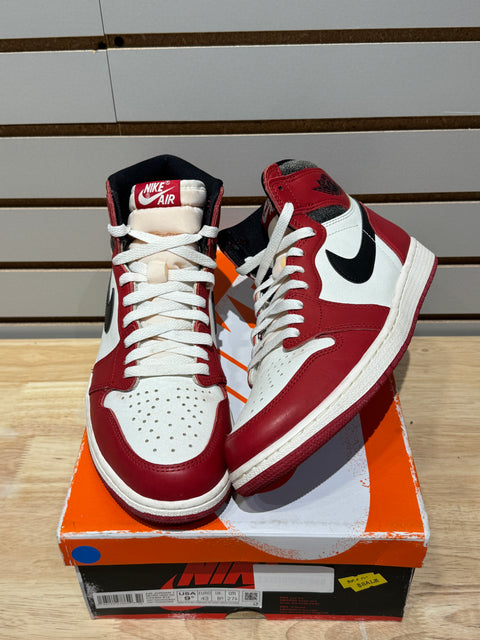Jordan 1 Retro High OG Chicago Lost and Found Sz 9.5M