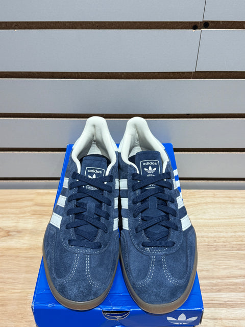 adidas Gazelle Indoor Night Indigo Off White Gold Metallic Sz 7