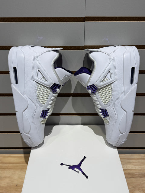 Jordan 4 Retro Metallic Purple Sz 9.5