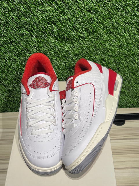 Jordan 2/3 White Varsity Red