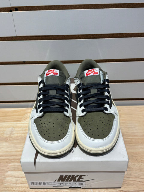 Jordan 1 Retro Low OG SP Travis Scott Medium Olive Sz 7M