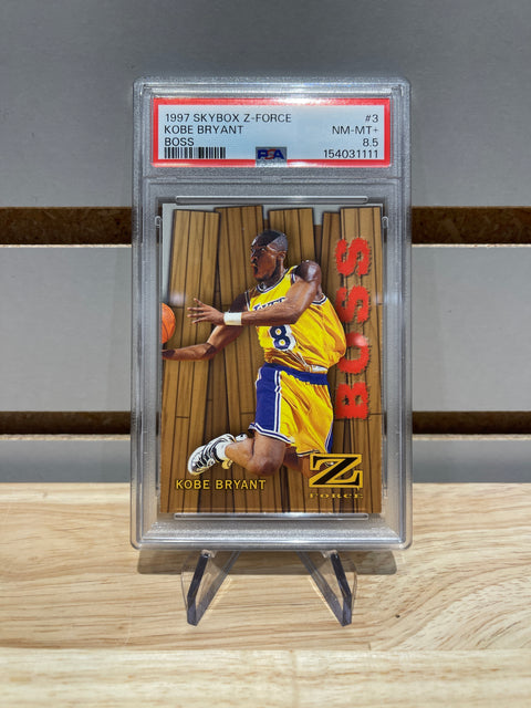 1997 Kobe Bryant Skybox Z-Force Boss #3 PSA 8.5