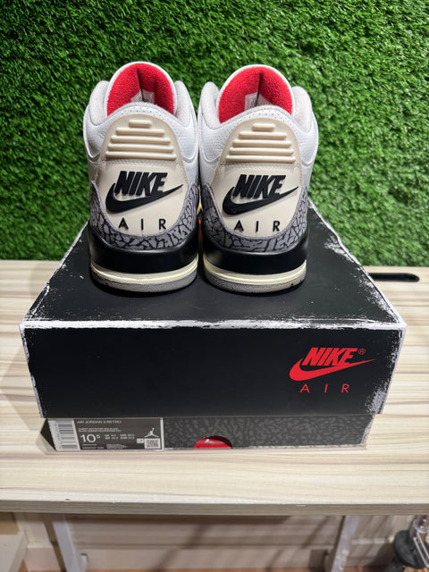 Jordan 3 Retro White Cement Reimagined S 10.5
