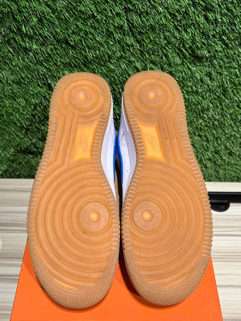 Nike Air Force 1 '07 Low Color of the Month Varsity Royal Gum Sz 9M