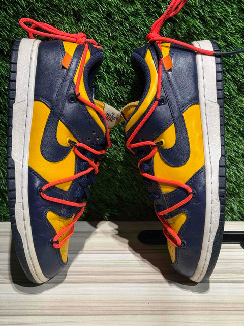 Nike Dunk Low Off-White University Gold Sz 5.5M/7W