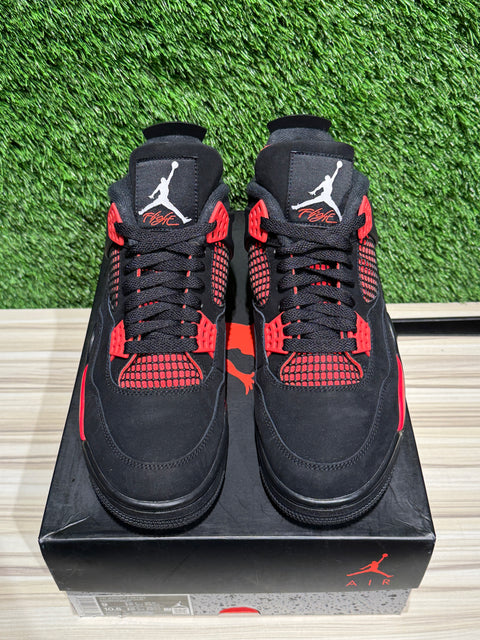 Jordan 4 Retro Red Thunder Sz 9