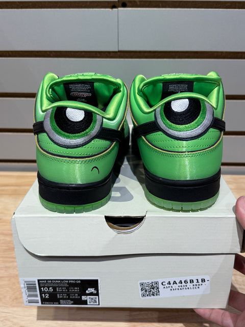 Nike SB Dunk Low The Powerpuff Girls Buttercup Sz 10.5