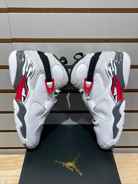 Jordan 8 Retro White True Red (2025) (GS) Sz 7Y
