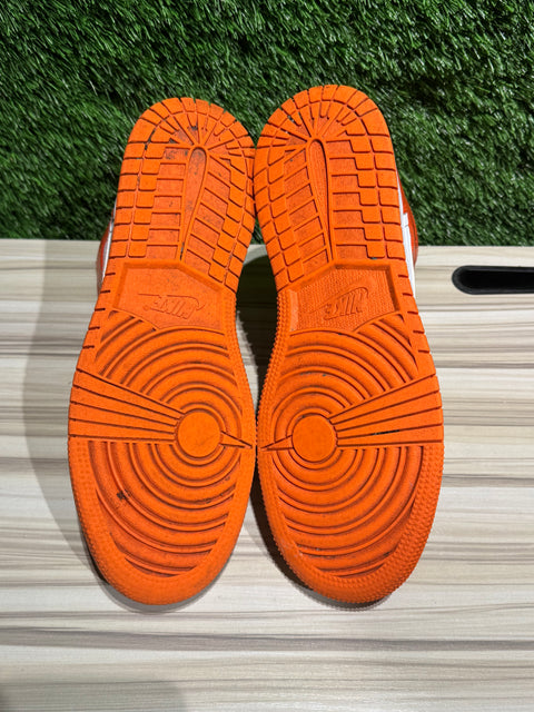 Jordan 1 Mid Metallic Orange (GS) Sz 7Y