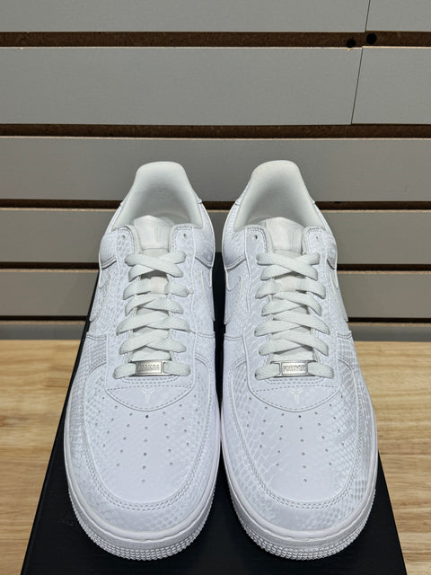 Nike Air Force 1 Low Kobe Bryant Forever White Sz 10.5