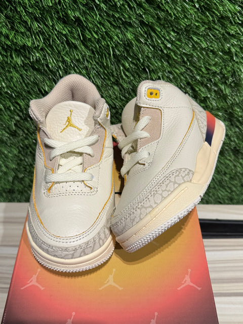 Jordan 3 Retro SP J Balvin Medellín Sunset (TD) Sz 8C