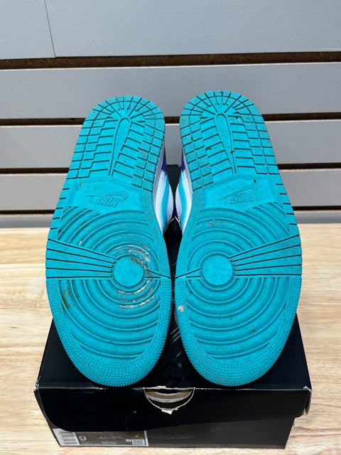 Jordan 1 Low SE Psychic Purple Hyper Jade Sz 9M