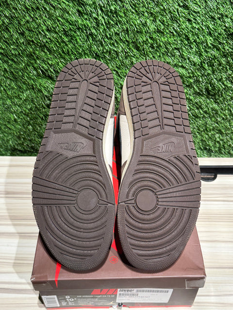 Jordan 1 Retro High OG SP Travis Scott Mocha Sz 9M