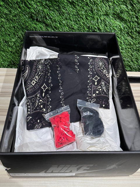 Jordan 1 Retro Low OG SP Travis Scott Black Phantom Sz 12M