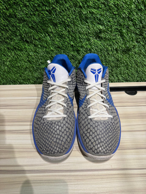 Nike Kobe 6 Medium Grey Varsity Royal Sz 11.5