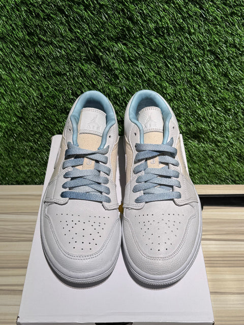 Jordan 1 Low Se Canvas Iris Whisper Sail (Women's) Sz 9W/7.5M