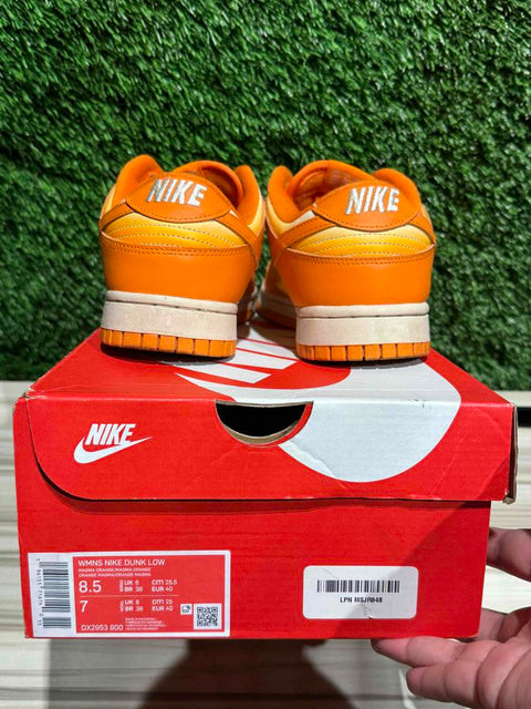Nike Dunk Low Magma Orange (W) Sz 8.5W/7M.