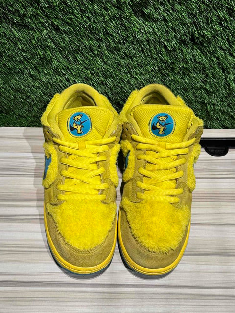 Nike SB Dunk Low Grateful Dead Bears Opti Yellow Sz 12