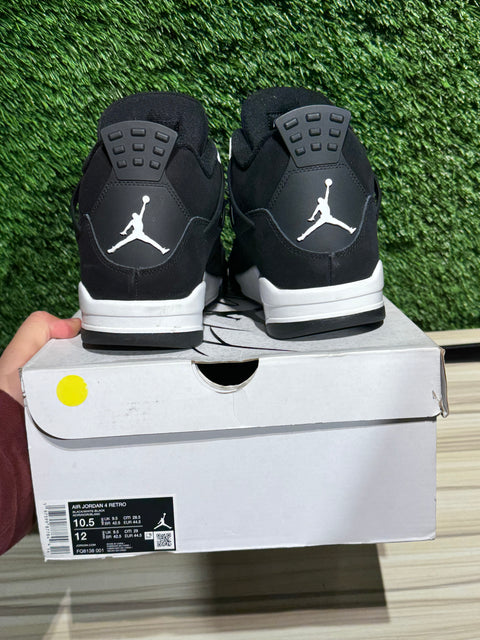 Jordan 4 Retro White Thunder Sz 10.5M