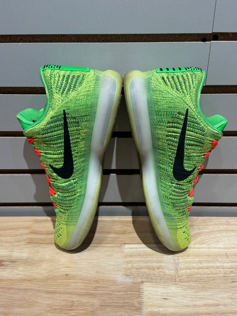 Nike Kobe 10 Elite Low NikeiD "Grinch" Sz 10.5