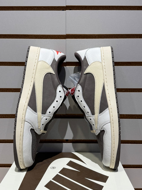 Jordan 1 Retro Low OG SP Travis Scott Reverse Mocha Sz 12