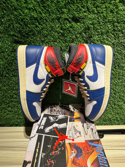 Jordan 1 Retro High Union Los Angeles Storm Blue Sz 10M,.,