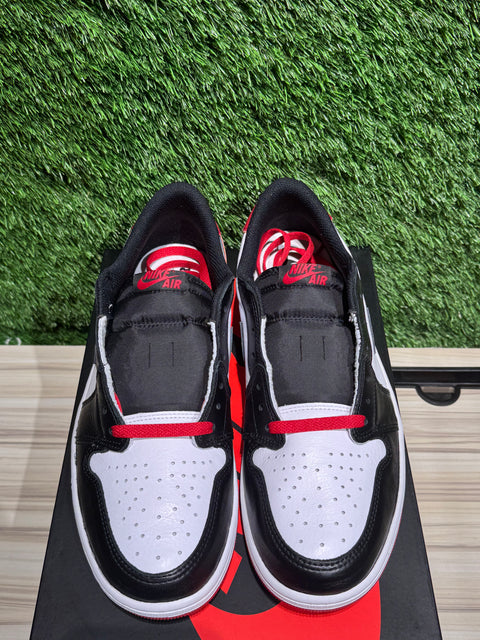 Jordan 1 Retro Low OG Black Toe (2023) Sz 10.5