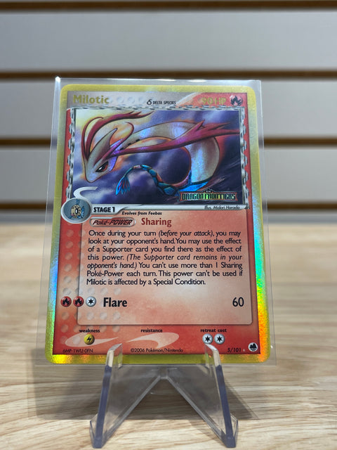 Milotic (Delta Species) - Pokemon EX Dragon Frontiers (DF) Stamped Holofoil
