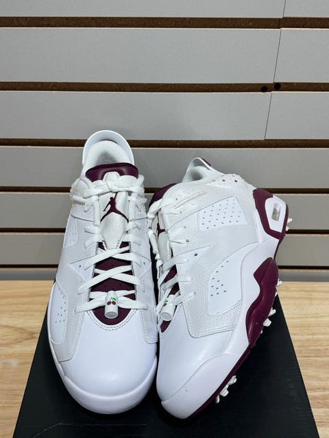 Jordan 6 Retro Low Golf NRG Bordeaux Sz 12.5