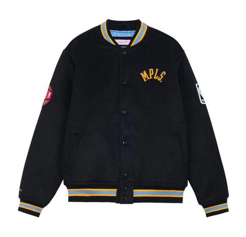 Mitchell & Ness x Nba Hardwood Classics Wool Varsity Jacket 'LA Lakers' Sz L