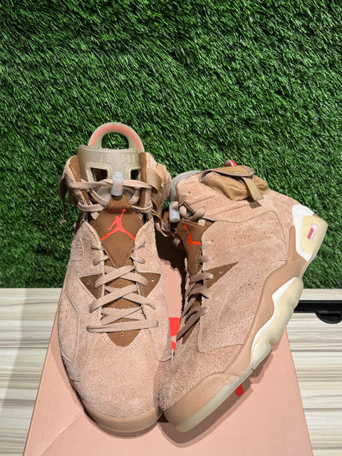 Jordan 6 Retro Travis Scott British Khaki Sz 13