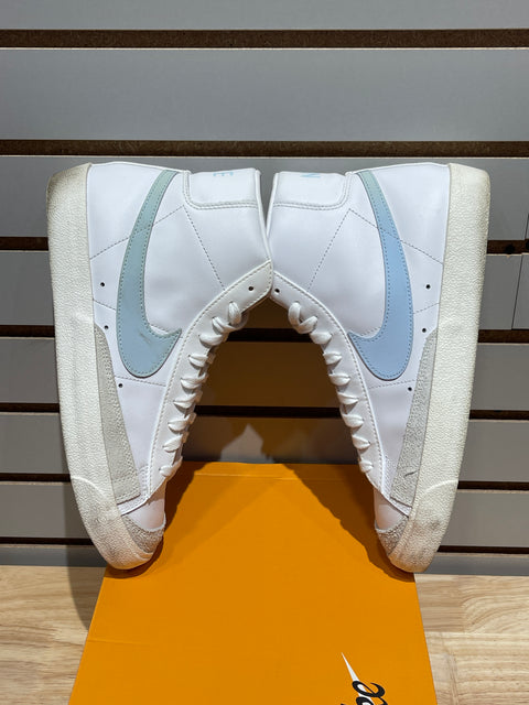 Nike Blazer Mid 77 White Celestine Blue Sz 10