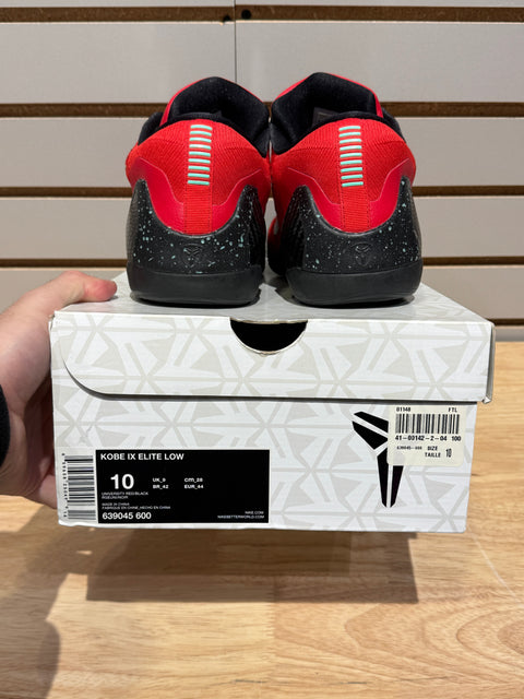 Nike Kobe 9 Elite Low University Red Sz 10