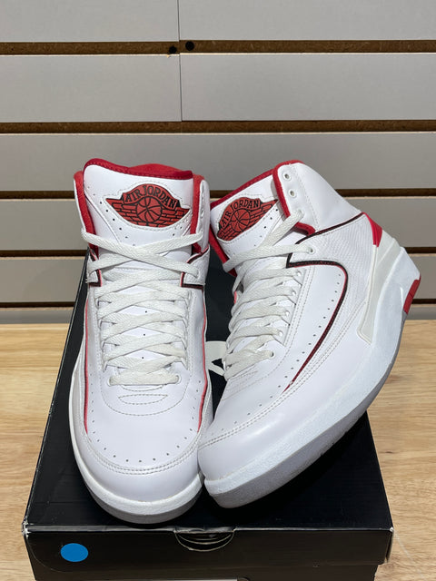 Jordan 2 Retro White Red (2014) Sz 11