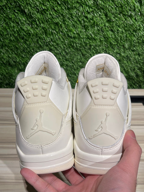 Jordan 4 Retro Metallic Gold (Women's) Sz 10W/8.5M