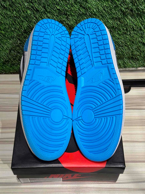 Jordan 1 Retro Low OG Black Dark Powder Blue (Women's) Sz 7M/8.5W