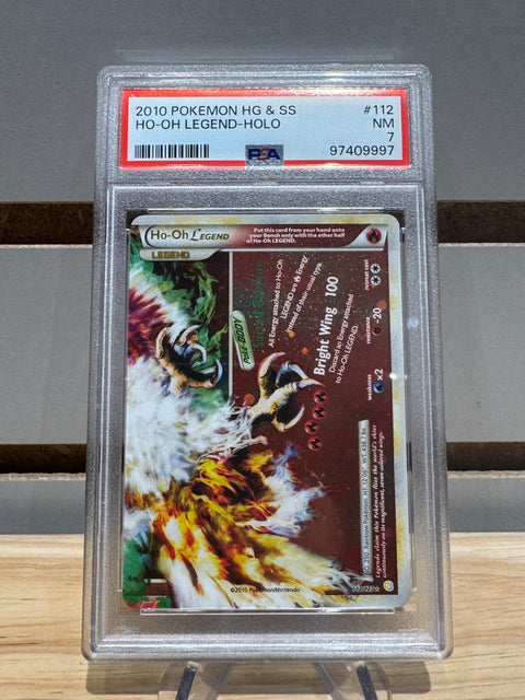 2010 Pokemon HG & SS Ho-Oh Legend Holo (Bottom) PSA NM7