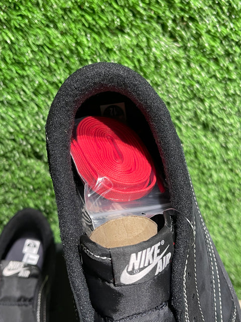 Jordan 1 Retro Low OG SP Travis Scott Black Phantom Sz 12M