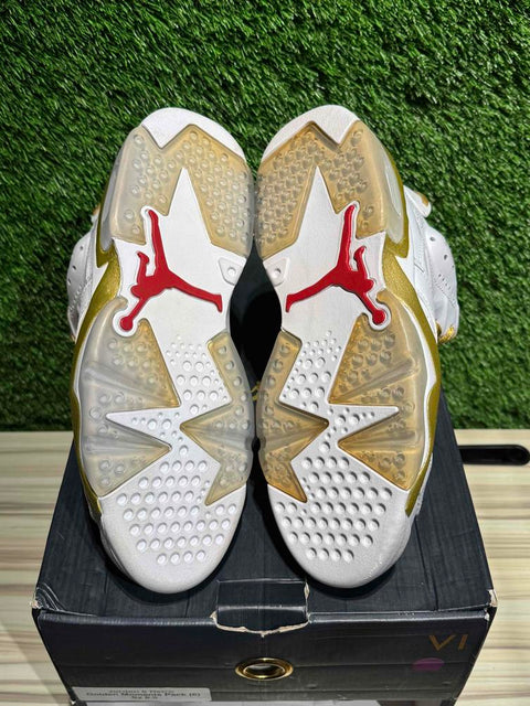 Jordan 6 Retro Golden Moments Pack (6) Sz 8.5