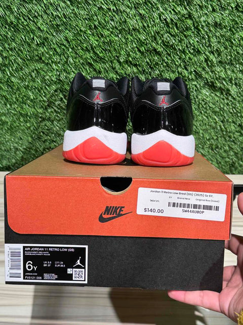 Jordan 11 Retro Low Bred (GS) (2025) Sz 6Y,