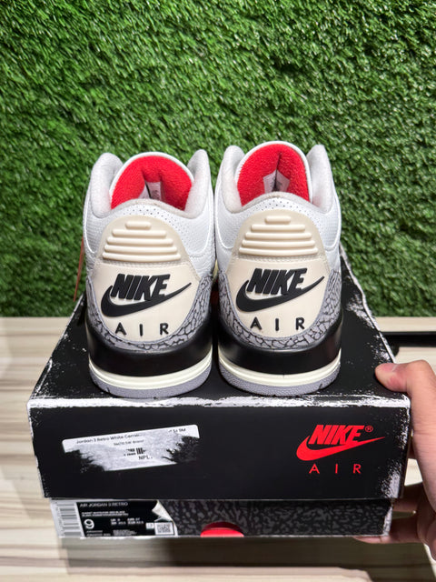 Jordan 3 Retro White Cement Reimagined Sz 9M