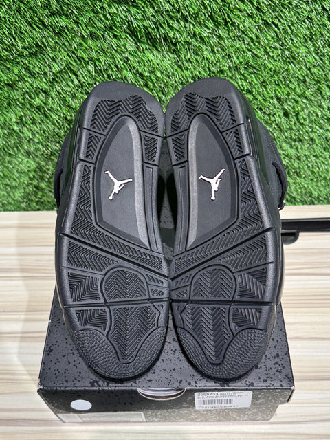 Jordan 4 Retro Black Cat (2025) (GS) Sz 6Y