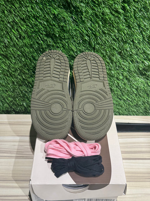 Jordan 1 Retro Low OG SP Travis Scott Medium Olive (TD) Sz 8C