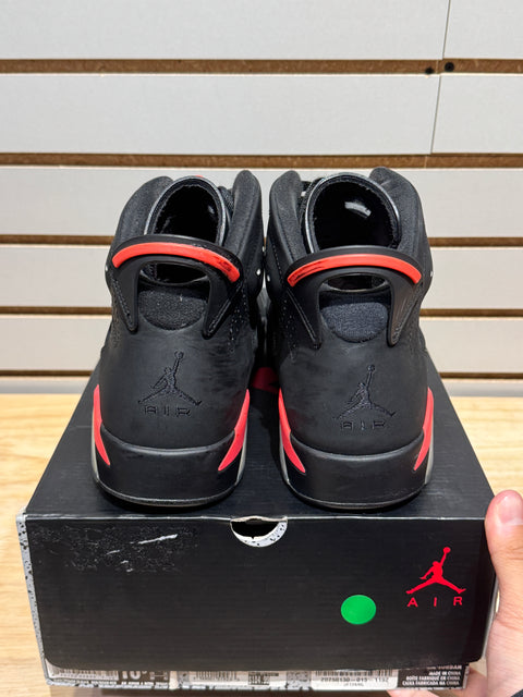 Jordan 6 Retro Infrared Black (2014) Sz 10.5