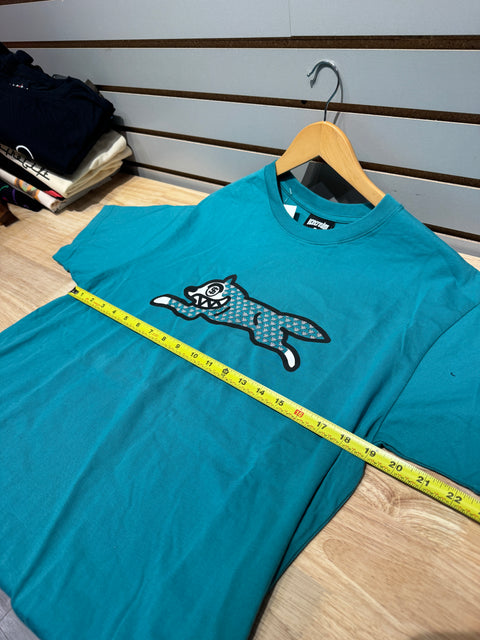 Billionaire Boys Club Icecream Green Running Dog Fossil Fuel Tee Sz L